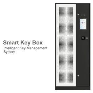 125 Key Slots Smart Key Cabinet RFID Key Control Safe Box Electronic Key Management System Floor-Standing NFC Fingerprint Face