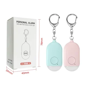 125db Loud Siren Led Flash Light Personal Alarms Safe Sound Self Defense Products Personal Security Products