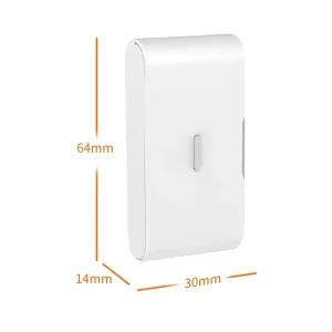 12V DC 433MHz Wi-Fi ABS Glass Break Vibration Sensors Door Window Alarm Anti Theft Easy Installation for Home