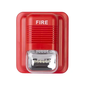 12V DC Red LED Fire Strobe Light With Siren