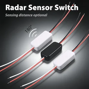 12V Radar Induction Microwave Radar Sensor Switch Controller 3-4m Human Body Induction on Off for LED Lighting Smart Controller