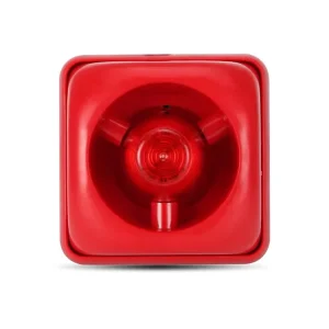 12V Wired Alarm Siren Speaker Low Frequency Ambulance Security Horn Flashing Sound for Security & Emergency Systems