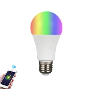 12W Vintage Color-Changing LED Bulb A70 E26/E27/B22 Compatible with Smart Life App and AC Power, RGBWC WiFi