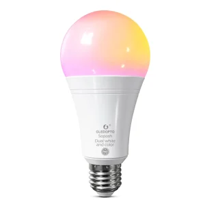GLEDOPTO 12W Purple Bee Smart LED Light Bulb with E27, E26, and B22 Bases, AC 100–240V, App and Remote Control