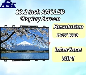 13.2-inch AMOLED Display 2880×1920 with QSPI Touch and Low Power for Smart Home IoT HMI