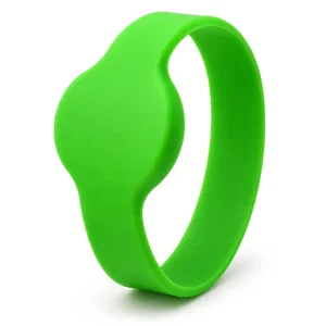 13.56MHz NFC Silicone Wristband | QR Code Waterproof RFID Bracelet for Access Control | Smart Payment Wristband for Gyms