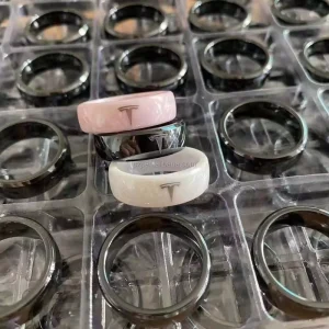 13.56mhz Ceramic RFID Smart Nfc Key Finger Ring NFC Car Key Ring for car Model 3 Model Y
