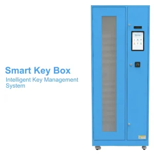 130 Key Slots Smart Key Cabinet RFID Key Control Safe Box Electronic Key Management System Floor-Standing NFC Fingerprint Face