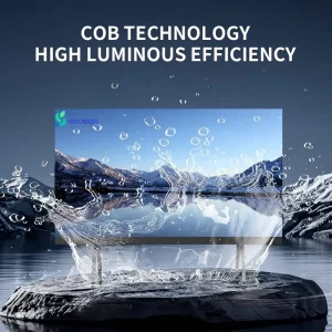 136Inch Smart COB LED Display P1.5 Pixel Pitch 4K UHD DCI P3 95% Conference Screen Front Access Interactive for Boardroom Office