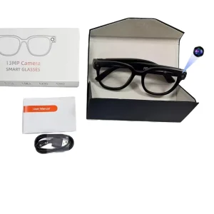 13MP HD 1080P Video Intelligent Smart Glasses AI Real-time Translation Music Player BT Call Noise Deduction Sunglasses