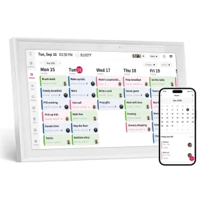 15.6 Inch IPS Digital Desktop Video Picture Event Management Touch Screen Android Wifi 32GB FHD Custom Digital Calendar Frame