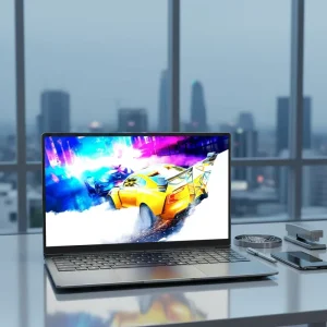 15.6 Inch Portable IPS Monitor 12G RAM Intel Celeron N95 Win 11 Compatible for School Laptop