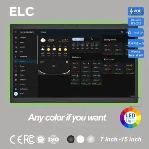 15.6 Inch RK3576S Android 14 Smart Home Panel POE Wall Mount Touch Screen HMI Tablet With RS485 For Building Automation System