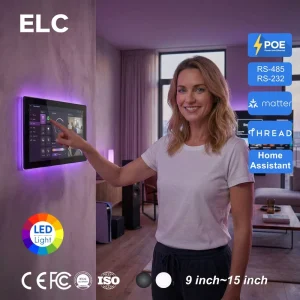 15.6 Inch RK3576S Android 14 Smart Home Panel POE Wall Mount Touch Screen HMI Tablet With RS485 For Building Automation System