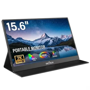 15.6 Inch Travel Portable Monitor 2K QHD 60Hz With Type C for Laptop Macbook PS Xbox Switch