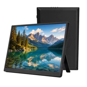 15.6″ Wi Fi Portable Monitor Ultra Slim IPS FHD 1080P USB C Portable Second Computer Display for Laptop Phone Gaming