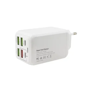 150W Super Fast Charger Led Adapter Compatible With Market Models EU USB Type C Wall Charger, Quick Charger