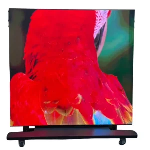 158inch Smart Foldable Lift Advertising Screen Floor Standing Mobile Poster Display P2.0