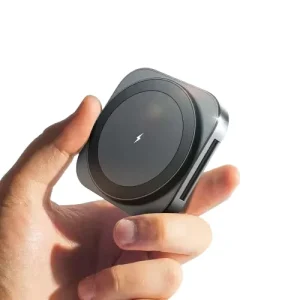15W 2 in 1 Charging Station Devices Wireless Charger Pad Travel Wireless Charger for Smartphone
