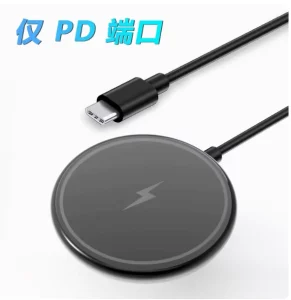 New Magnetic Wireless Charging Device with 15W Car Phone Holder and Built-In Cable-Sensing Holder