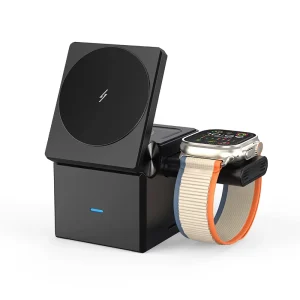 3 in 1 Travel Portable Cube Charger Wireless Charging Station for Multiple Devices