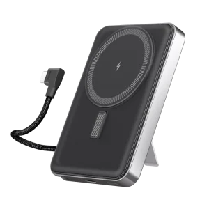 15W Magnetic Wireless Fast Charger, Portable Power Bank Stand. Multifunctional Device to Reduce Accessory Burden, Suitable for Daily Use