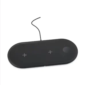 Magnetic 3-in-1 15W Wireless Charger Stand, Fast-Charging Wireless Charging Station for Phones, Smartwatches, and Earbuds