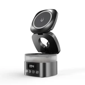 15W Foldable Magnetic Wireless Charger 3 In 1 Fast Charging With OTP Protection Box Universal Adapter