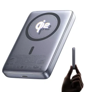 15W Qi2 Magnetic Wireless Charger 10000mAh Portable Battery Pack Fast Charging Power Bank for iPhone 17 Pro Max