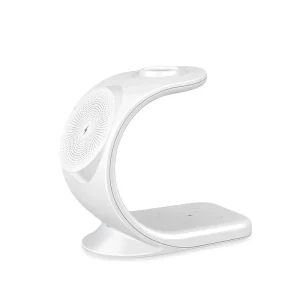 Magnetic Wireless Charger for Phones, Earbuds, Smartwatches, and Desktop, 3-in-1, 15W, Type-C