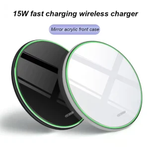 15W Type-C Fast Wireless Charger, Input: 5V/2A, 9V/2A, for Mobile Phones