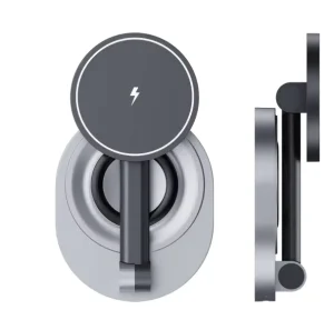 15W 2-in-1 Wireless Charger for Watch, Magnetic Fast Charging, Wireless Charging Station, Adjustable Foldable, Type-C