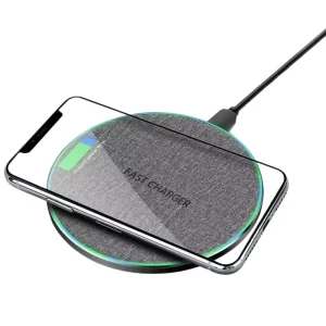 15W Wireless Charging Pad, WPC Certified, Fast Charging, with Overvoltage Protection, Universal Mobile Device Charger