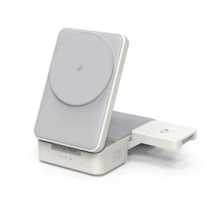 15W Wireless Charging Station Portable Foldable Magnetic 3 in 1 Wireless Charger