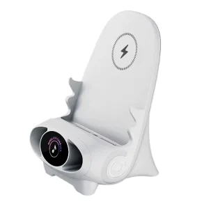 Universal 15W Fast Wireless Charging Station with Aromatherapy Function and Non-Slip Charging Pad