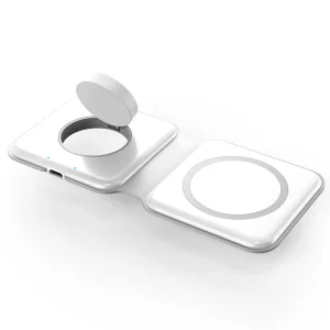 Magnetic 15W 3-in-1 Wireless Charger for Smartwatches, Lightweight Wireless Charger