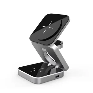 Magnetic Travel 3 In1 Wireless Charger Stand Foldable Portable New Arrival Folding Multifunctional Design for iPhone 16