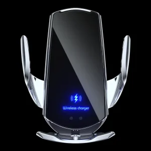 Smart 15W Automatic-Clamping Phone Mount, Samsung BYD Car Wireless Charging Charger with 5W/10W Output Options