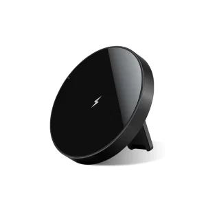 Portable Magnetic Wireless Charger, 15W Fast Charging Pad Compatible with iPhone 15, 14, 13, 12 Pro Max/Plus and Earphones