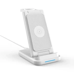 Wholesale 15W Magnetic Wireless Charger for iPhone, Portable 3-in-1 Wireless Fast Charger