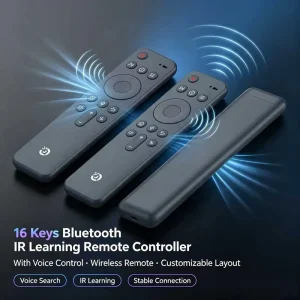 16 Keys IR Learning Remote Controller With Voice Control OEM ODM Customized Support Independent Design & Development