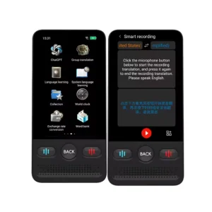 160 Language Smart AI Voice Translator Device for Business Travel Wireless Offline Photo Translation