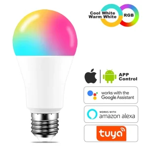Bulb, Color-Changing Bulb, 16 Million Colors RGBWW, WiFi and Bluetooth