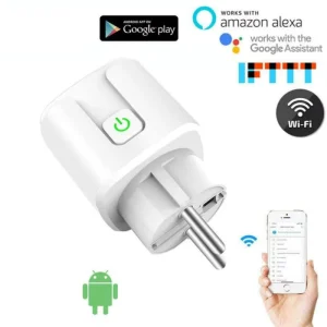16A 20A Tuya WiFi ZigBee Smart Plug EU with Power Monitor Smart Life App Remote Control Socket Outlet with Alexa Google Home