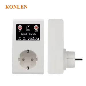 16A EU GSM Power Socket 3000W Smart Intelligent Relay Switch Remote Control Outlet with SMS Call Home Automation for 120V/125V