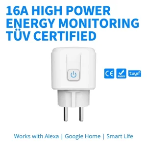 16A EU US UK Smart Home Zigbee Wireless Remote Control Wifi Smart Electric Outlet Power Socket Plug with Alexa and google