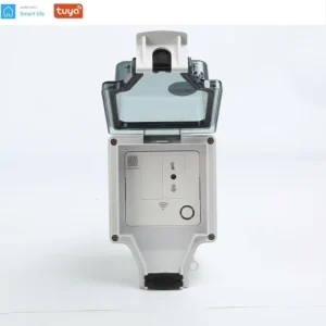 16A Italy Standard Waterproof Tuya WiFi Smart Outdoor Plastic Wall Socket Ip66 Outdoor Socket Waterproof 220v Eu Sockets