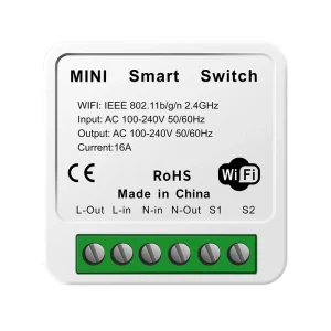 16A Mini Smart Wifi+RF433Mhz Switch Smart Home Automation Module Universal DIY Module Smart Home Automation Solution