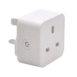 16A Plastic Remote Control Energy Monitoring Smart Plug for Industrial & Commercial Use