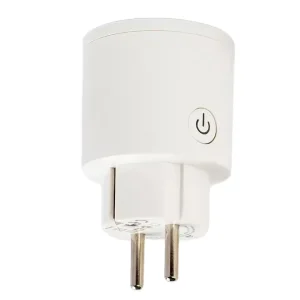 16A Smart Home WiFi Socket EU Plug Type with Mobile App Remote Timing Switch Control Flip Design Bar Controlled Smart Power Plug